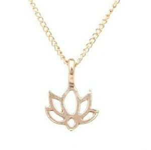 Good karma Lotus flower necklace gift